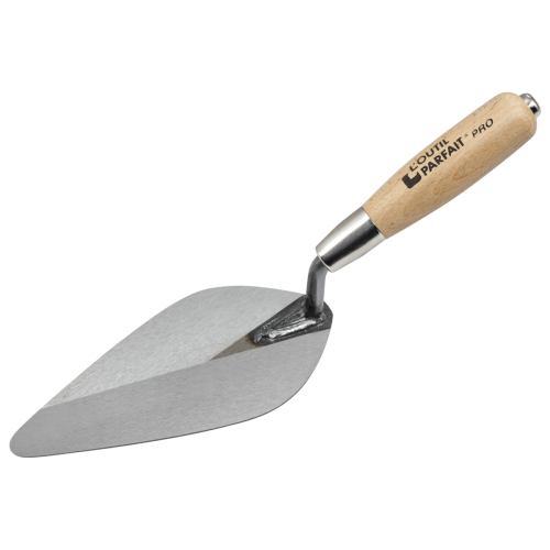 LOUTIL PARFAIT Trowel Oval Builders Wooden Handle Size 6-8,5