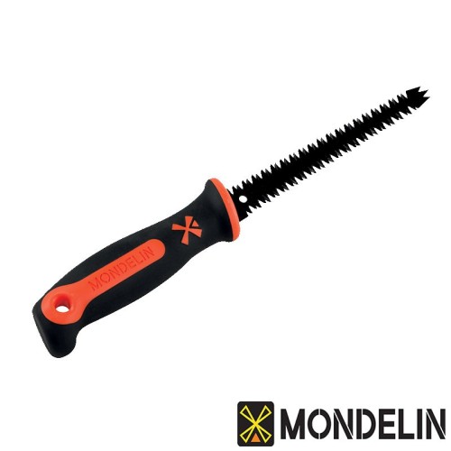 MONDELIN Πριόνι 16cm Γυψοσανίδας Διπλό Δόντι Με Μύτη Β.Τ. Λαβή Soft