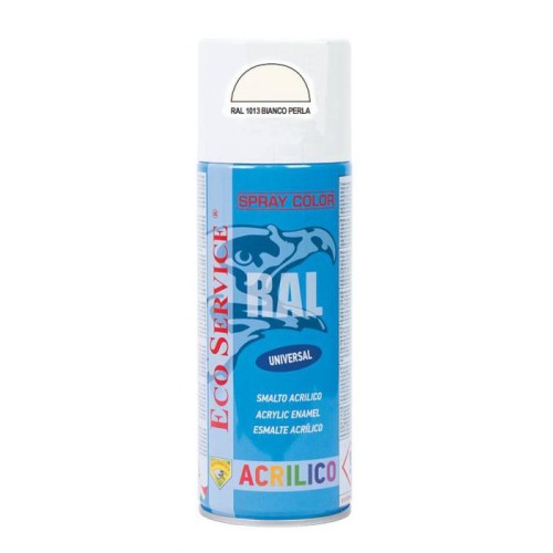 Spray Βαφής Ral 1013 Λευκό Περλέ Ακρυλικό CLASSIC