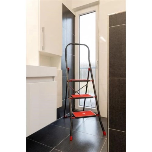 Step Stool With 3 Steps Non-Slip-Anthracite 2023HRS High Hold Ce En14183