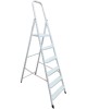 5&1 Household Ladder With Non-Slip Treads 205x55x9cm