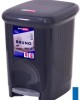 Waste Bin 5Ltr Black With Pedal BRUNO 19x28cm