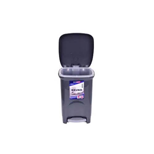 Waste Bin 5Ltr Black With Pedal BRUNO 19x28cm