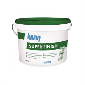 KNAUF SUPER FINISH Στόκος Γενικής Χρήσης Έτοιμος Λευκός 6Kg