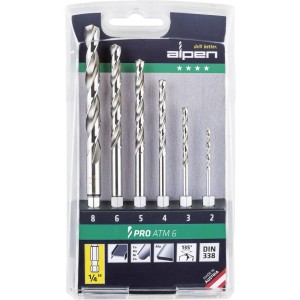 ALPEN Drill Set 6 Pcs. Air SUPER 6 Corner Frame