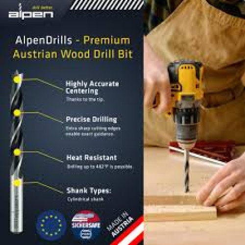 ALPEN Τρυπάνι Ακίδας Profi 3-20mm Blister