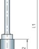 ALPEN Carbide Cylindrical Milling Cutter With 6mm Shaft