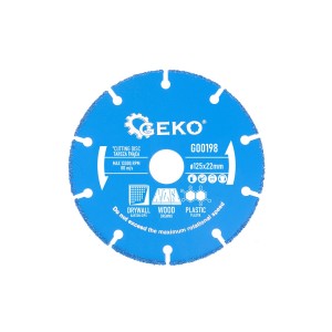 CUTTING DISC FOR WOOD-PLASTIC-GYPSUMBOARD 125x22.2mm
