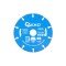 CUTTING DISC FOR WOOD-PLASTIC-GYPSUMBOARD 125x22.2mm