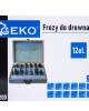 Set Φρέζες  Ρούτερ 12τεμ 8mm Σε Ξύλινο Κουτί