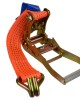 Ratchet Tie Down Strap with J Hooks 8m/5T/50mm