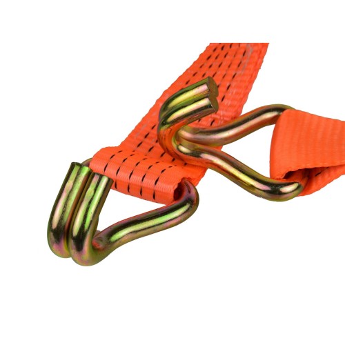 Ratchet Tie Down Strap with J Hooks 8m/5T/50mm