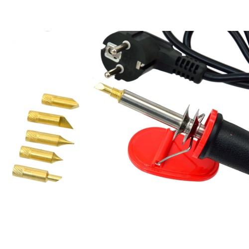 Woodburning Soldering Iron Pen with Tips 6pcs