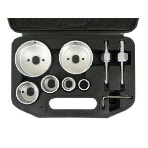 Carbide Coated Hole Saw Set 6 pcs (22-73mm)