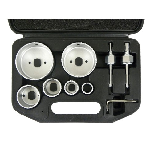 Carbide Coated Hole Saw Set 6 pcs (22-73mm)