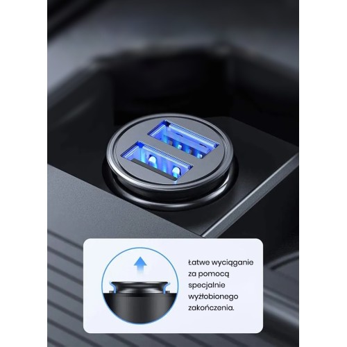 Mini Car Charger 24W 4.8A (Quick Charge)