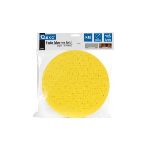 Aluminium Oxide Abrasive Yellow Disc for Giraffe Sander 225mm Grit 60