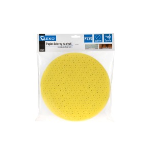 Aluminium Oxide Abrasive Yellow Disc for Giraffe Sander 225mm Grit 220