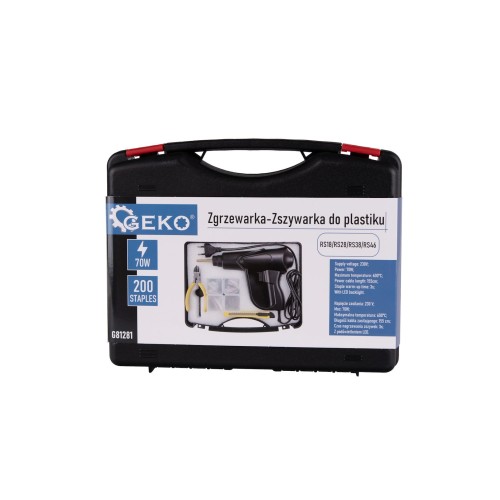 Kit Πιστόλι Συγκόλησης Πλαστικών 70W & 200 Συραπτικά