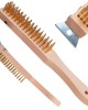 4-row Wire Brush Rust Removal With Scraper