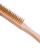4-row Wire Brush Rust Removal With Scraper