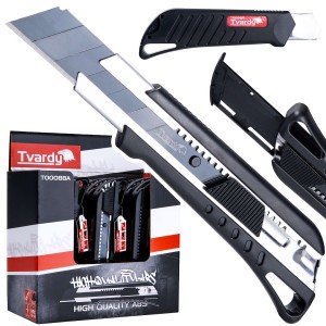 Utility knife 125x25x0.7mm SK2H TVARDY – display box