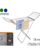Aluminum Clothes Airer 18m 175x55x110cm