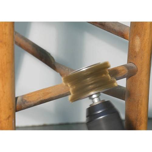 SIT Συρματόβουρτσα Καγγέλων 18mm Με Άξονα 10mm “CLEPSYDRA”