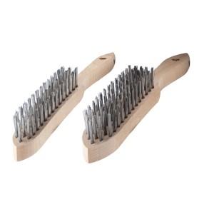 Wire Brush 6 Rows BT Handle Wooden SIT