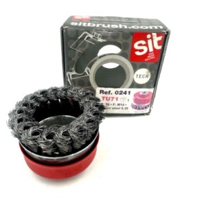 SIT Wire Brush M14 70mm Bell Braid
