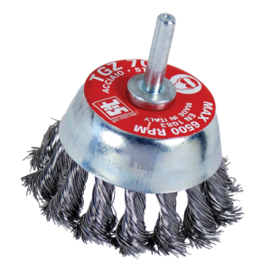 Wire Brush 70mm Bell-Shaft Braid SIT