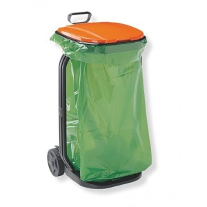 Waste Collection Trolley 100Ltr 40x40x80cm G.F.