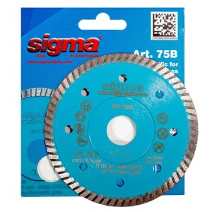 SIGMA Diamond disc O 115mm hole 22,2 mm,thick 1,1 mm,tile 3 to 12 mm