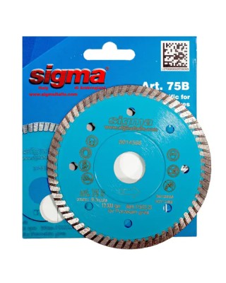 SIGMA Δίσκος Διαμαντέ Φ125x22,2x1,1x3x12mm