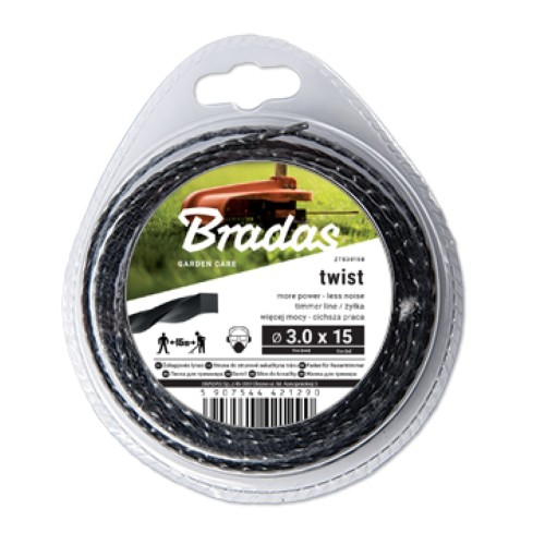 Trimmer line TWIST 3,0mm x 15m - blister