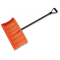  Snow plough-shovel with metal grip