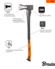  Splitting Axe Fiberglass type 2000gr