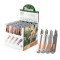 BRADAS Snap-off knife Blade 18 mm / 24 pcs. Set / white to grey