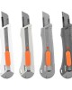 BRADAS Snap-off knife Blade 18 mm / 24 pcs. Set / white to grey