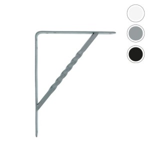 Corner 150x125mm Shelves Gray Steel