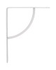 Corner 50x125mm Shelves White Steel