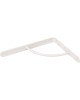 Corner 50x125mm Shelves White Steel