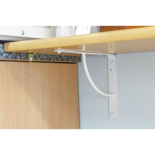 Corner 50x125mm Shelves White Steel