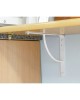 Corner 50x125mm Shelves White Steel