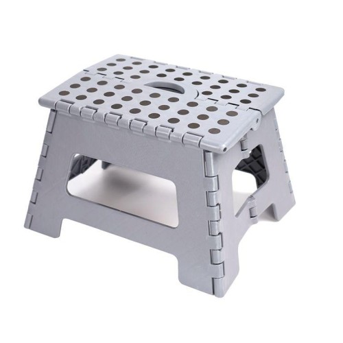 Stool Folding Gray Plastic MAX 150Kg