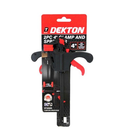 DEKTON Clamp Set 2 Pcs. 10cm ABS Automatic