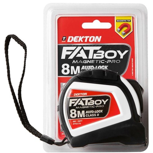 DEKTON 8m/25mm Magnetic Measuring Tape