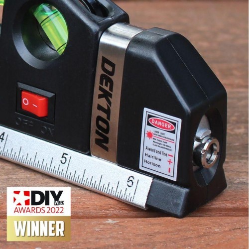 DEKTON 15cm Multipurpose Laser Level 6 In 1