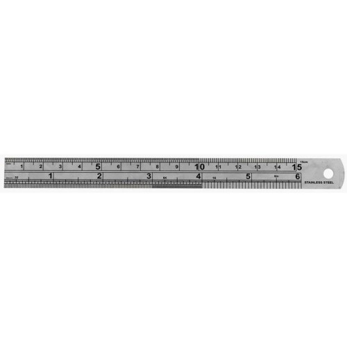 DEKTON Ruler 15cm Metallic