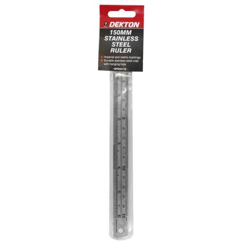 DEKTON Ruler 15cm Metallic